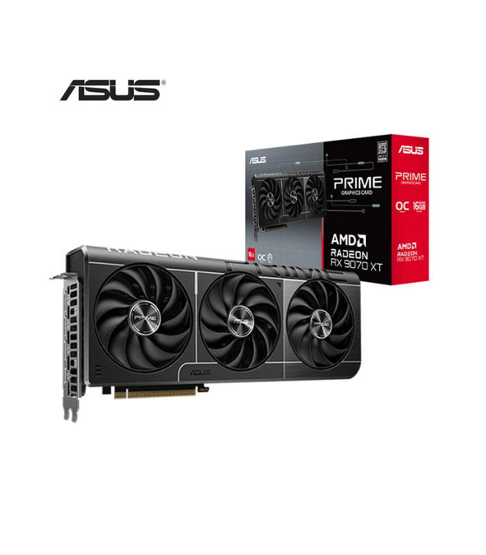 GRAFICA ASUS PRIME AMD RADEON RX 9070 XT 16GB OC GDDR6