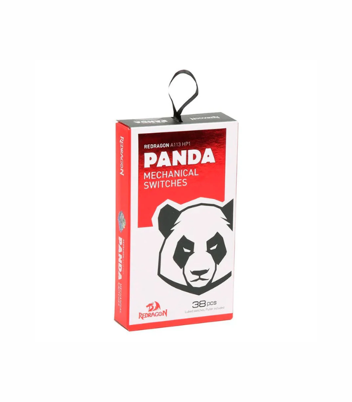 KIT SWITCH REDRAGON PANDA TACTILES CON CLICK AUDIBLE 38 UNITS