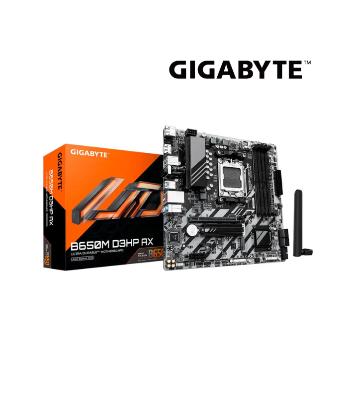 PLACA MADRE GIGABYTE B650M D3HP AX WIFI AM5 mATX