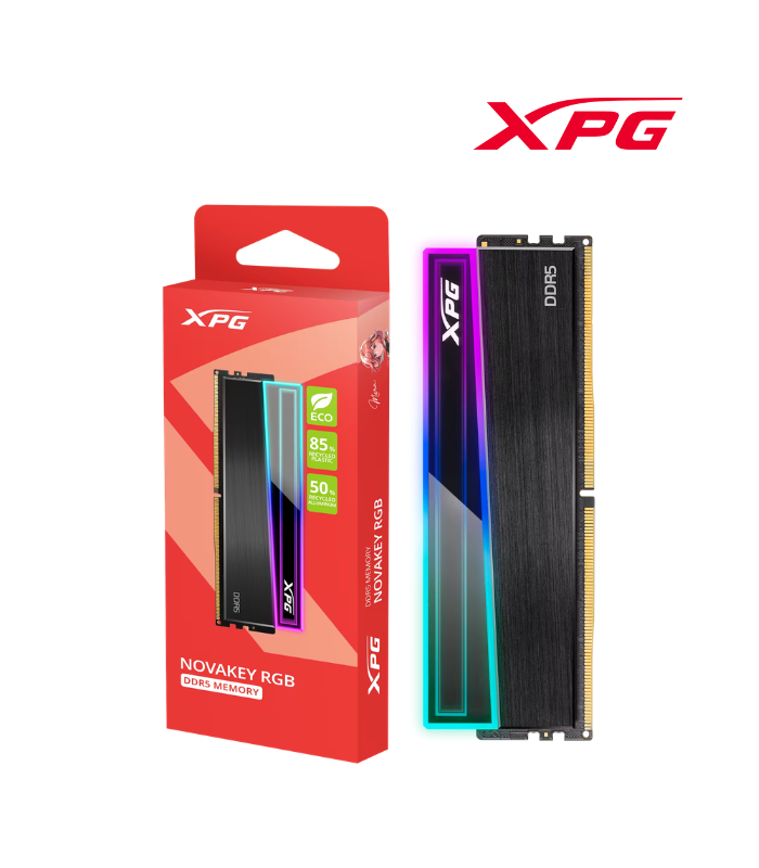 MEMORIA RAM XPG NOVAKEY 16GB DDR5 6000 MT/S BLACK RGB