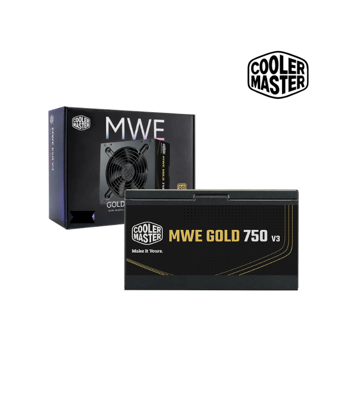 FUENTE DE PODER COOLER MASTER MWE 750W V3 80+ GOLD ATX 3.1