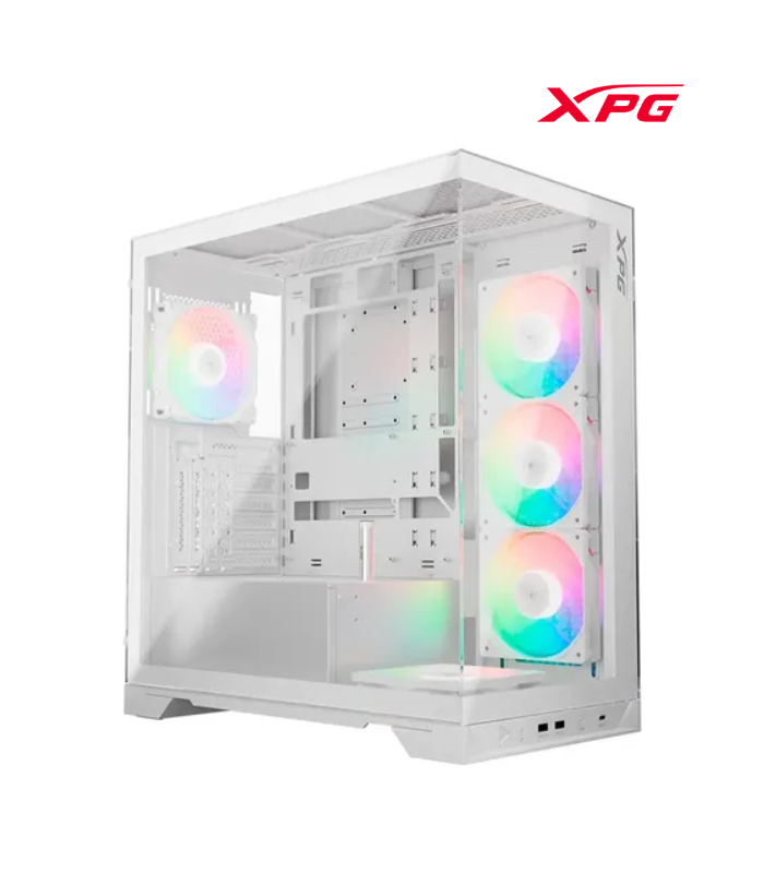 CASE GAMER XPG INVADER X 5xFAN ARGB, SF, VIDRIO TEMPLADO WHITE