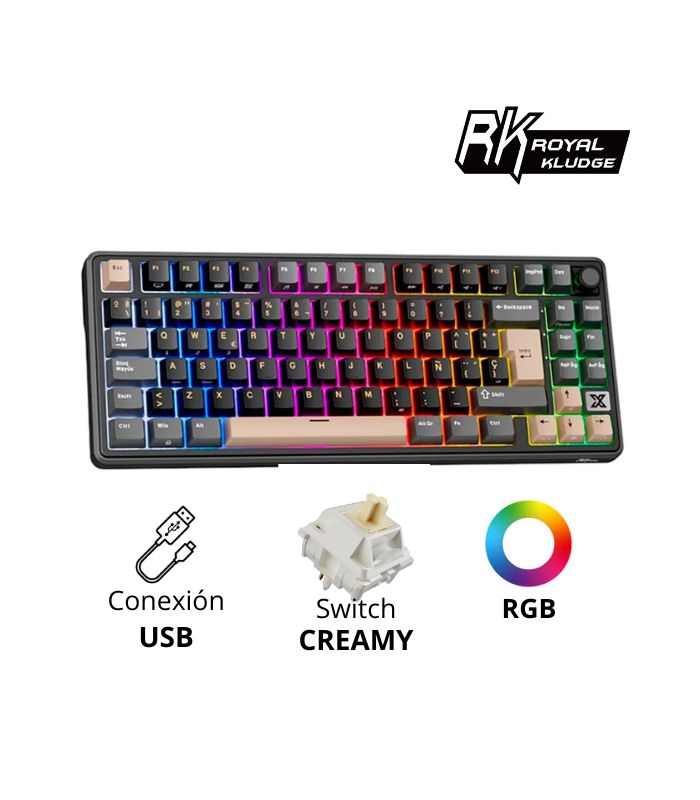 TECLADO MECANICO ROYAL KUDGE RK X87