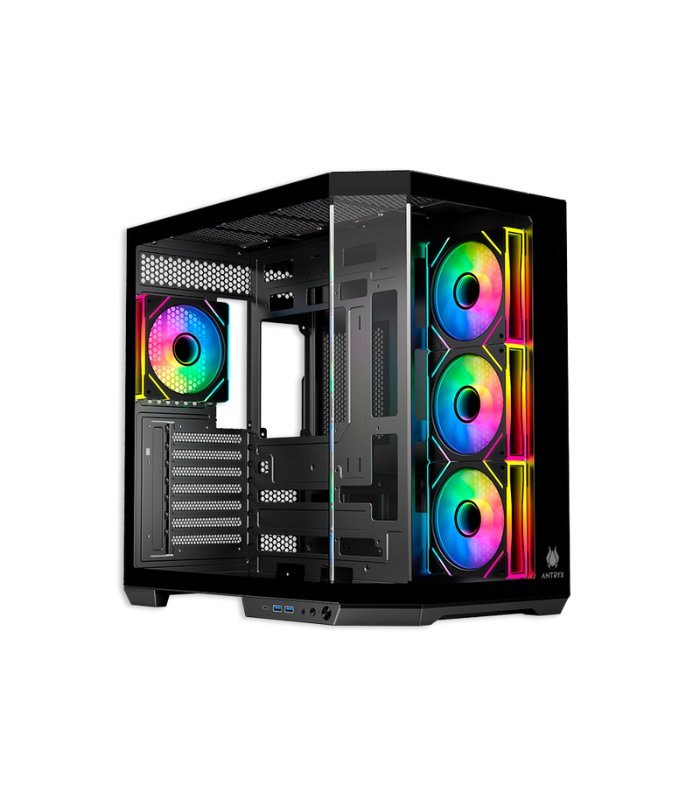 CASE ANTRYX FX-800 INFINITY ARGB 4FAN BLACK, USB TIPO-C