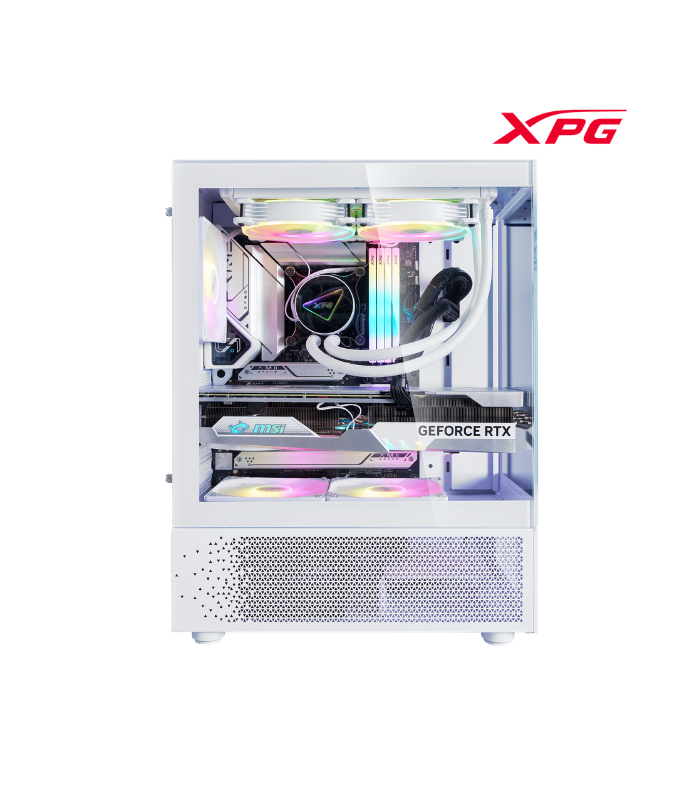 CASE GAMER XPG INVADER X MINI 5FAN ARGB ATX USB BLANCO