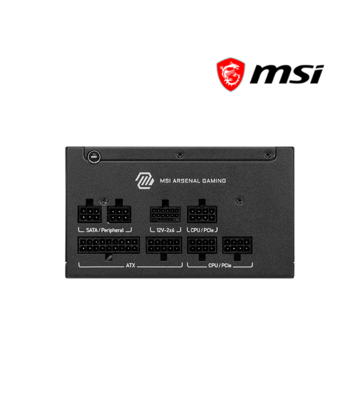 FUENTE DE PODER MSI MAG A750GLS 750W 80+ GOLD FULL MODULAR