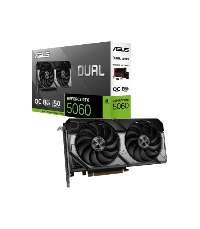 GRAFICA ASUS DUAL RTX 5060 8GB OC EDITION GDDR7