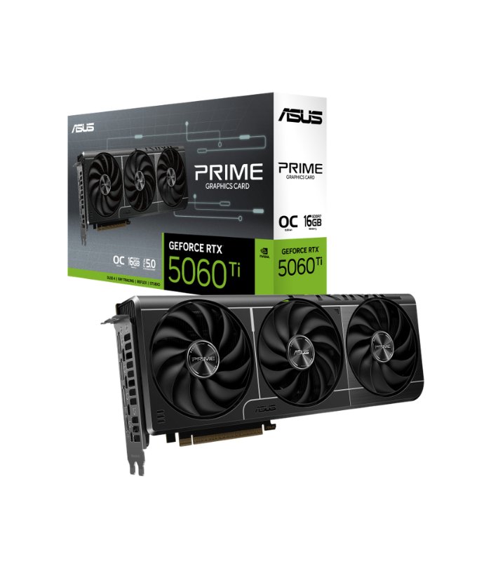 GRAFICA ASUS PRIME RTX 5060 TI 16GB OC EDITION 3FAN GDDR7