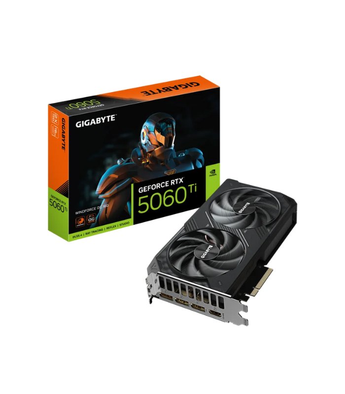 GRAFICA GIGABYTE RTX 5060 Ti WINDFORCE 16GB OC