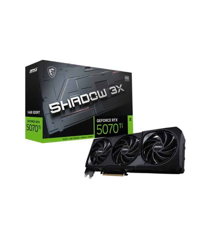 GRAFICA MSI RTX 5070TI 16GB SHADOW 3X OC