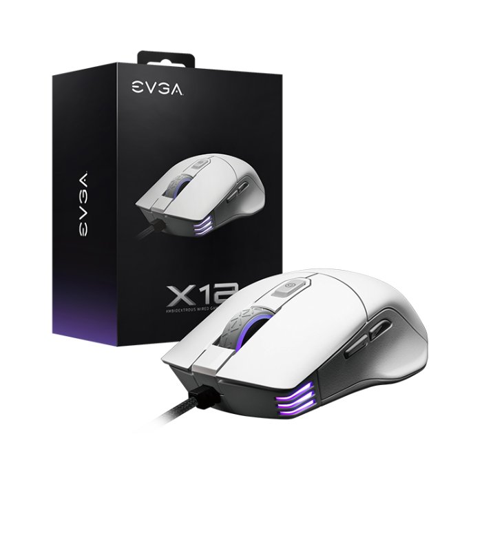 MOUSE GAMER EVGA X12 WHITE