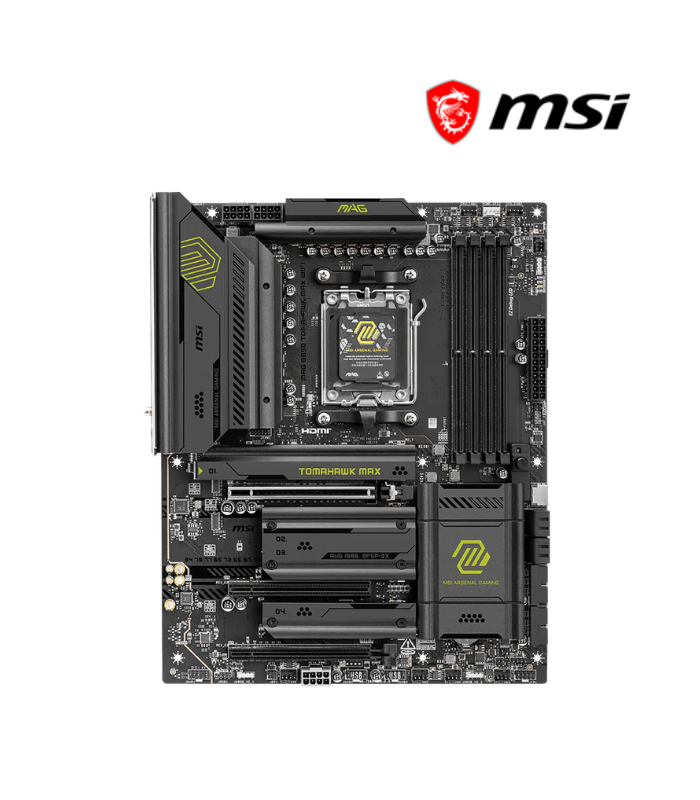PLACA MADRE MSI MAG B850 TOMAHAWK MAX WIFI DDR5 AMD AM5