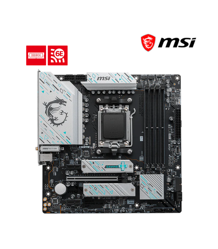 PLACA PLACA MSI B650M GAMING PLUS WIFI, DDR5, AM5, AMD