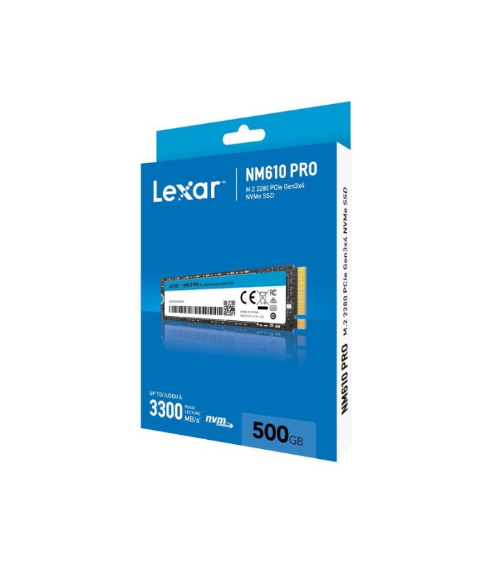 SSD M.2 LEXAR NM610 PRO 500GB 3300MB/s, NVMe 2280 Pcie GEN 3x4