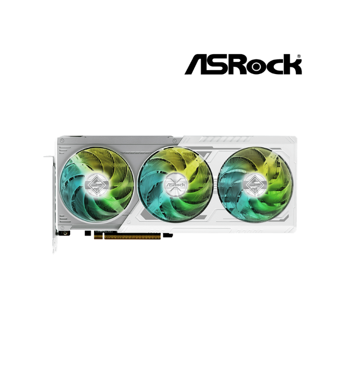 TARJETA DE VIDEO ASROCK STEEL LEGEND RX 9070 XT 16GB GDDR6 WHITE